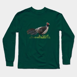 Kalij Pheasant, game bird Long Sleeve T-Shirt